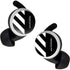 Black and White Stripes Google Pixel Buds Skin